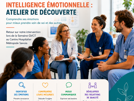Et si vos émotions devenaient vos meilleures alliées au travail ? Retour sur nos ateliers Intelligence émotionnelle au Centre Hospitalier Métropole Savoie